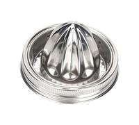Citrus Reamer Lid, Ball Jar Juicer Attachment, Stainless Steel Handle Design, Leak-Proof Manual Press Cap, Fruit Squeezer Tool, Ideal for Canning, Kitchen Prep, Lemonade, Juice Making
