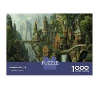 Città Bella Puzzles 1000 Pezzi In Castello Acqua Colori Brillanti, Un Gioco Di Puzzle Per Pace Interiore, Ideale Per Attività in Famiglia, Regalo Di Compleanno Originale 70x50cm/1000
