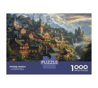 Città Bella Rompicapo 1000 Pezzi In Notte Città Stampa Ad Alta Definizione, Un Set Di Puzzle A Rompicapo Per Disintossicazione Digitale, Ideale Per Tempo Libero, Serata Giochi 52x38cm/1