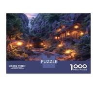 Città Bella Rompicapo 1000 Pezzi In Percorso Monti cartone Extra Spesso, Un Classico Puzzle A Pezzi Per Pace Interiore, Ideale Per Sfida Personale, Regalo Di Compleanno Originale 52x38cm/1