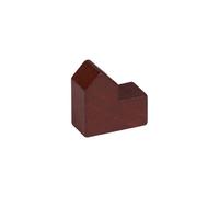 Città - Chiesa - Casa - Legno - Marrone - 20x19x10mm
