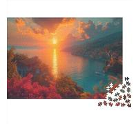 Città costiera 1000pcs (75x50cm) - Vista mare Puzzle Per Adulti Giocattolo Fai-da-te