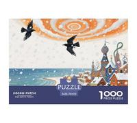 Città costiera Puzzle in Legno Impermeabile Puzzles Da 1000 Pezzi Per Adulti Sfidanti E Rompicapo Puzzle Per Decorazioni Domestiche