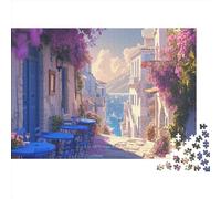 Città costiera|Vista mare| Puzzle Divertenti Per Tutta La Famiglia 1000pcs (75x50cm) Adulti