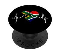 Città del Capo Skyline Heartbeat Sudafrica Bandiera Table PopSockets PopGrip Adesivo
