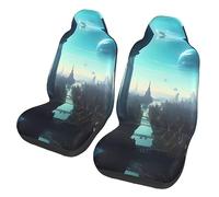 Città del futuro Dua Sarung JOK Mobil,& Sarung JOK Mobil Depan, Cocok Per Sebagian Besar Mobil, SUV, Truk, Van, Dll.