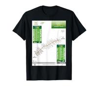 Città del Messico EcoLines Art Souvenir Maglietta