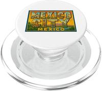 Città del Messico Messico Vintage Viaggio Souvenir Post Art Graphic PopSockets PopGrip per MagSafe