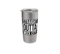 CITTÀ DEL MUCK DI OUTTA DIRITTO Bicchiere termico in acciaio inox doppia parete