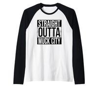 Città del Muck di Outta Diritto Maglia con Maniche Raglan