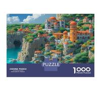 Città del Porto Rompicapo 1000 Pezzi In Città Col Scog cartone Extra Spesso, Un Classico Puzzle A Pezzi Per Pace Interiore, Ideale Per Sfida Personale, Regalo Di Compleanno Originale 52x38cm/1000