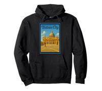 Città del Vaticano Roma Italia Vintage Travel Poster Art Graphic Felpa con Cappuccio