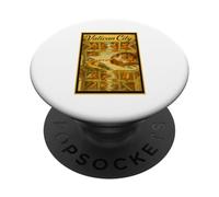 Città del Vaticano Roma Italia Vintage Travel Poster Art Graphic PopSockets PopGrip Adesivo