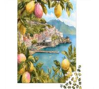 Città della Costiera Amalfitana1000 Pezzi Impossibili Per Adulti, Giochi, Regali, Sfide Per BambiniLimone70x50cm/1000pcs