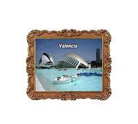 Città delle Arti e delle Scienze Valencia Spagna 3D frigorifero magnete viaggio souvenir decorazione frigorifero adesivo magnetico collezione artigianale