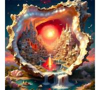 Città dell'universo shell 300 Pezzi Puzzle, 300 pezzi puzzle Classico per adulti, Fai Da Te Giochi Educativo e Giocattoli Sfida, Intrattenimento Creativo, Puzzle Impossible