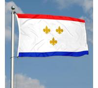 Città Di New Orleans Garden Flag Durevole Bandiere Da Giardino Divertente Bandiere Di Benvenuto Decorazione Per All'Aperto Fattoria Esterni 90X152Cm