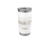 Città di Panama d'epoca Florida Bicchiere termico in acciaio inox doppia parete