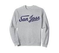 Città di San Jose California Varsity Script Silicon Valley Felpa