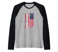 Città di Saratoga Springs Maglia con Maniche Raglan