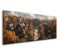 Città Diamond Painting, Diamond Painting Kit Completo Paesaggi Motivo 30x60Cm Pittura Diamante, 5D Diamantini Crystal Art Kit Disegni Con Perline da Attaccare per Soprammobili Moderni -zzg2508NO