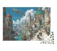 Città europee del Rinascimento Puzzle in Legnos 1000 Pezzi Per Adulti Decorazione Interna Unica Regalo Per Amore E Amico Gioco Education Per Gioco Familiare Stress Relief 70x50cm/1000pcs