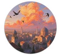 città europee Jigsaw Puzzle Impossibili 1000 Pezzi vista Decorazione Per La Casa. Rilassamento E Intelligence Per Adulti E Ragazzi Da 14 Anni 1000pcs (67.5x67.5cm)