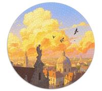 città europee Jigsaw Puzzle Impossibili 1000Pcs vista Decorazione Per La Casa. Giochi Rilassamento E Intelligence Per Adulti E Bambini Da 12 Anni 1000pcs (67.5x67.5cm)