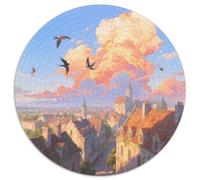 città europee Jigsaw Puzzle Impossibili 1000Pcs vista Decorazione Per La Casa. Giochi Rilassamento E Intelligence Per Adulti E Bambini Da 12 Anni 1000pcs (67.5x67.5cm)