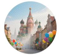Città europee Jigsaw Puzzle Impossible 1000Pcs costruzione Decorazione Per La Casa. Giochi Rilassamento E Intelligence Per Adulti E Ragazzi Da 14 Anni 1000pcs 67.5x67.5cm)