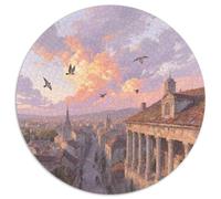 città europee Jigsaw Puzzle Impossible 1000Pcs vista Decorazione Per La Casa. Giochi Rilassamento E Intelligence Per Adulti E Bambini Da 12 Anni 1000pcs (67.5x67.5cm)