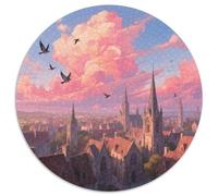 città europee Puzzle Impossibili 1000 Pezzi vista Decorazione Per La Casa. Rilassamento E Intelligence Per Adulti E Bambini Da 12 Anni 1000pcs (67.5x67.5cm)