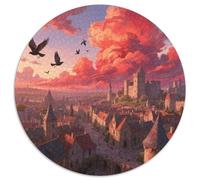 città europee Puzzle Impossible 1000 Pezzi vista Decorazione Per La Casa. Giochi Rilassamento E Intelligence Per Adulti E Ragazzi Da 14 Anni 1000pcs (67.5x67.5cm)