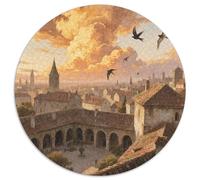 città europee Puzzle Impossible 1000 Pezzi vista Decorazione Per La Casa. Rilassamento E Intelligence Per Adulti E Ragazzi Da 14 Anni 1000pcs (67.5x67.5cm)