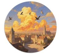 città europee Puzzle Impossible 1000Pcs vista Decorazione Per La Casa. Rilassamento E Intelligence Per Adulti E Ragazzi Da 14 Anni 1000pcs (67.5x67.5cm)