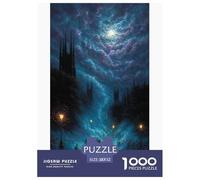 Città Gotica di Notte Puzzles 1000 Pezzi Gioco Di Sfida Giocattolo Adulti E Oltre 12 Anni Puzzle Divertimento Famiglia Sfida Educativa Gioco Creativo Regalo Decorazione Casa 52x38cm/1000pcs