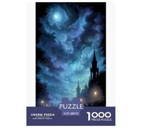 Città Gotica Sky Puzzles 1000 Pezzi Gioco Di Sfida Giocattolo Adulti E Bambini Gioco Di Puzzle Sfida Educativa Legame Familiare Regalo Decorazione Casa 52x38cm/1000pcs