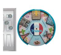 Città Magneti per,Magnete per Città,Adesivo Magnetico Commemorativo - Adesivi magnetici per la decorazione del frigorifero, magneti culturali, decorazione di porte in metallo per frigoriferi