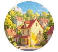 città rurale Jigsaw Puzzle Impossibili 1000Pcs costruzione Decorazione Per La Casa. Rilassamento E Intelligence Per Adulti E Ragazzi Da 14 Anni 1000pcs (67.5x67.5cm)