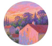 città rurale Jigsaw Puzzle Impossible 1000Pcs costruzione Decorazione Per La Casa. Giochi Rilassamento E Intelligence Per Adulti E Ragazzi Da 14 Anni 1000pcs (67.5x67.5cm)