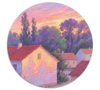 città rurale Puzzle Impossibili 1000 Pezzi costruzione Decorazione Per La Casa. Rilassamento E Intelligence Per Adulti E Ragazzi Da 14 Anni 1000pcs (67.5x67.5cm)