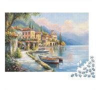 città Seaside Puzzle Impossibili 1000 Pezzi Architettura colorata Decorazione Per La Casa. Giochi Rilassamento E Intelligence Per Adulti E Ragazzi Da 14 Anni 1000pcs (75x50cm)