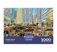 Città Sotterranea del Mole Puzzle in Legno Impermeabile Puzzles Da 1000 Pezzi Per Adulti Colorati Puzzle Per Decorazioni Domestiche