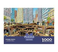 Città Sotterranea del Mole Puzzle in Legno Impermeabile Puzzles Da 1000 Pezzi Per Adulti Impossibili Giochi Di Impegnativi
