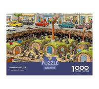 Città Sotterranea del Mole Puzzle in Legno Impermeabile Puzzles Da 1000 Pezzi Regali Per Adulti Divertenti Giochi Educativi