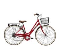 CITY BIKE CICLI ADRIATICA PANAREA 28 DONNA 6V ROSSO