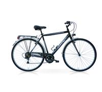 CITY BIKE SPEDCROSS TIEMPO 29 UOMO TY21 6V NERO