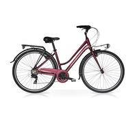 CITY BIKE SPEEDCROSS SEASON 28 DONNA TY300 21V BORDEAUX