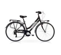 CITY BIKE SPEEDCROSS TOUWN 28 DONNA TY300 21V NERO