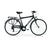 CITY BIKE SPEEDCROSS TOUWN 28 UOMO TY300 21V NERO